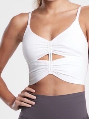 Athleta A-C Cinch Longline Bra